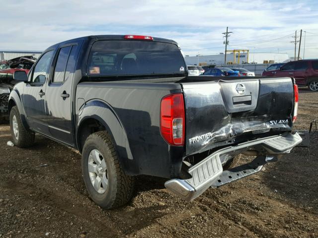 1N6AD0EV1CC436563 - 2012 NISSAN FRONTIER S BLACK photo 3