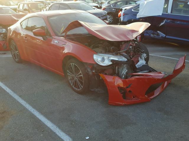 JF1ZNAA1XD1719901 - 2013 TOYOTA SCION FR-S წითელი ფოტო 1