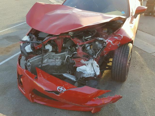 JF1ZNAA1XD1719901 - 2013 TOYOTA SCION FR-S წითელი ფოტო 9