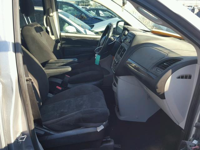 2C4RDGBG0ER235591 - 2014 DODGE GRAND CARA GRAY photo 5