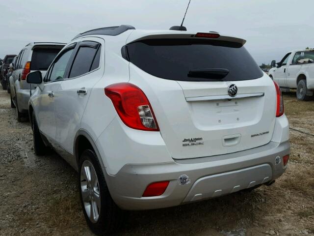 KL4CJASB3GB527604 - 2016 BUICK ENCORE WHITE photo 3