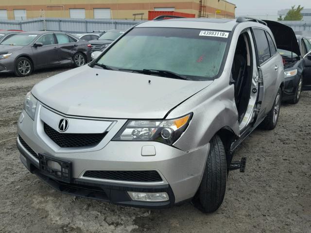 2HNYD2H6XDH000661 - 2013 ACURA MDX ADVANC 银色 照片 2