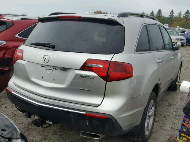 2HNYD2H6XDH000661 - 2013 ACURA MDX ADVANC 银色 照片 4
