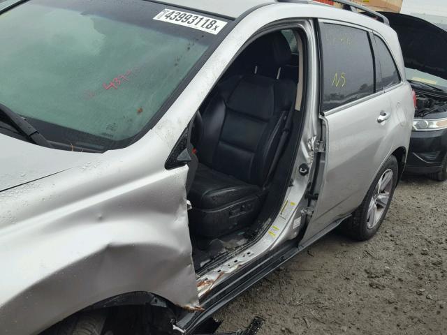 2HNYD2H6XDH000661 - 2013 ACURA MDX ADVANC 银色 照片 9