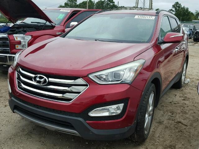 5XYZU3LA9DG076561 - 2013 HYUNDAI SANTA FE S RED photo 2