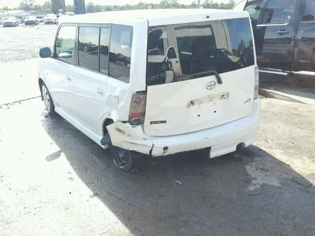 JTLKT324564094125 - 2006 TOYOTA SCION XB WHITE photo 3