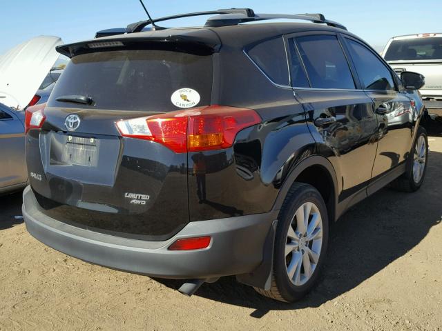 2T3DFREV7EW162266 - 2014 TOYOTA RAV4 BLACK photo 4