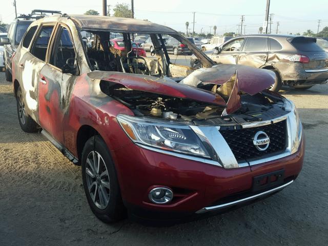 5N1AR2MN1FC681462 - 2015 NISSAN PATHFINDER RED photo 1