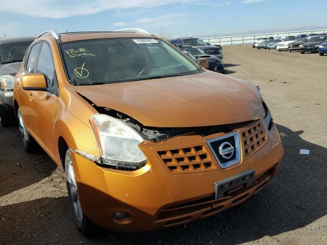 JN8AS58V08W106201 - 2008 NISSAN ROGUE S ORANGE photo 1