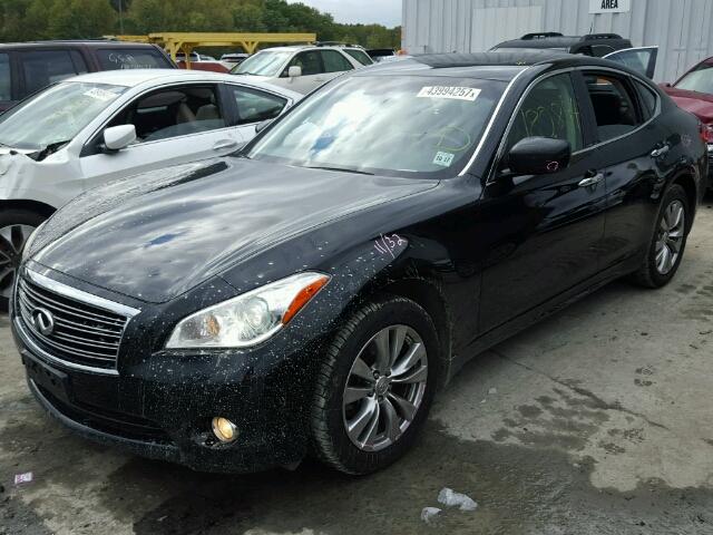 JN1BY1ARXCM392229 - 2012 INFINITI M37 X BLACK photo 2