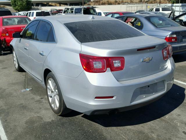 1G11H5SA0DF245778 - 2013 CHEVROLET MALIBU LTZ SILVER photo 3