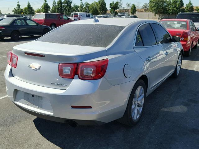1G11H5SA0DF245778 - 2013 CHEVROLET MALIBU LTZ 银色 照片 4