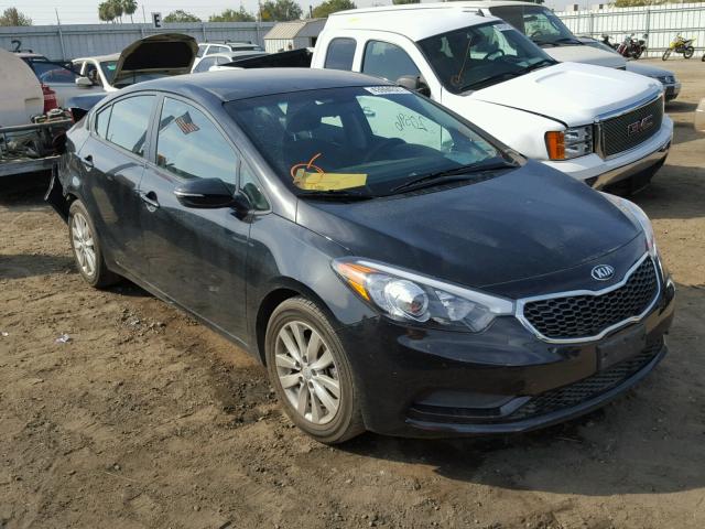 KNAFX4A62G5582287 - 2016 KIA FORTE LX BLACK photo 1