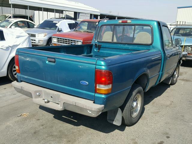 1FTCR10A7SPA76648 - 1995 FORD RANGER GREEN photo 4