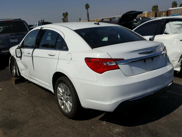 1C3CCBAB6CN104097 - 2012 CHRYSLER 200 LX WHITE photo 3