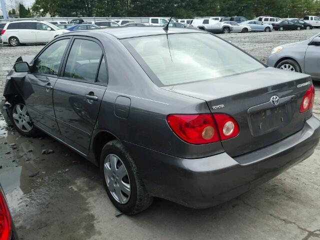 2T1BR30E86C606270 - 2006 TOYOTA COROLLA CE GRAY photo 3