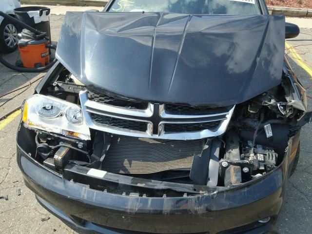 1B3BD2FB4BN524356 - 2011 DODGE AVENGER LU BLACK photo 7