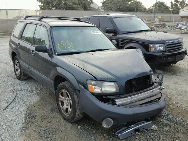 JF1SG63623H747425 - 2003 SUBARU FORESTER 2 GREEN photo 1