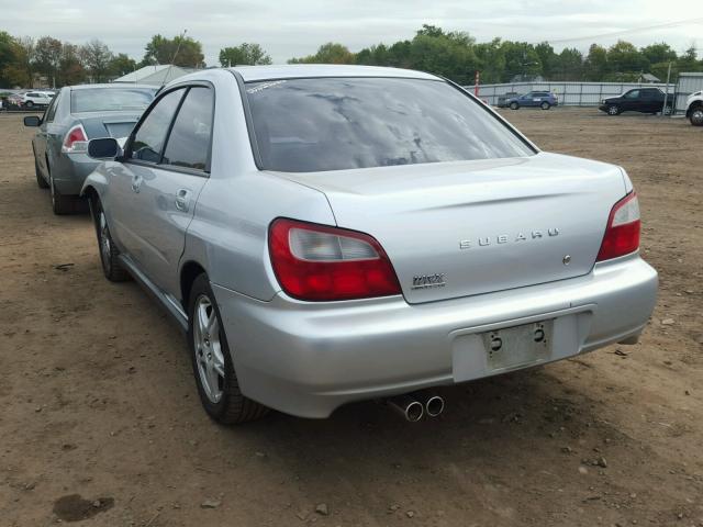 JF1GD29672H531485 - 2002 SUBARU IMPREZA SILVER photo 3