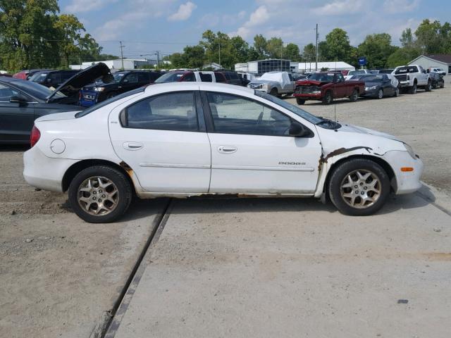 1B3ES46C1YD811286 - 2000 DODGE NEON BASE WHITE photo 9