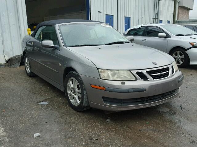 YS3FD79Y766104886 - 2006 SAAB 9-3 GRAY photo 1