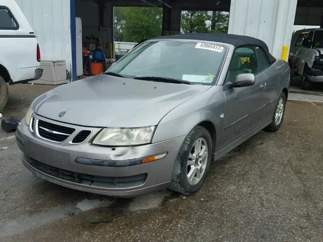 YS3FD79Y766104886 - 2006 SAAB 9-3 GRAY photo 2