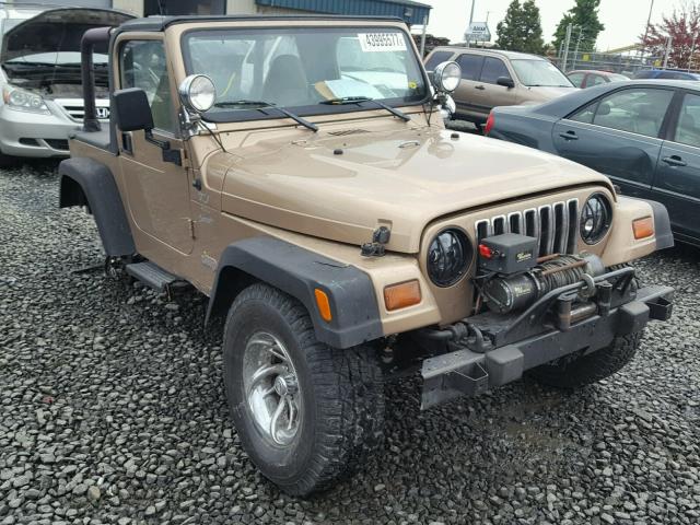 1J4FY19S0XP409284 - 1999 JEEP WRANGLER / BEIGE photo 1