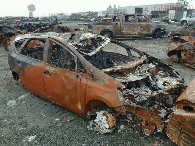 JTDZN3EU4D3207064 - 2013 TOYOTA PRIUS V BURN photo 1