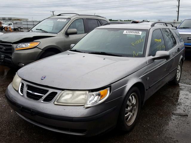 YS3EB59E843502585 - 2004 SAAB 9-5 LINEAR GRAY photo 2