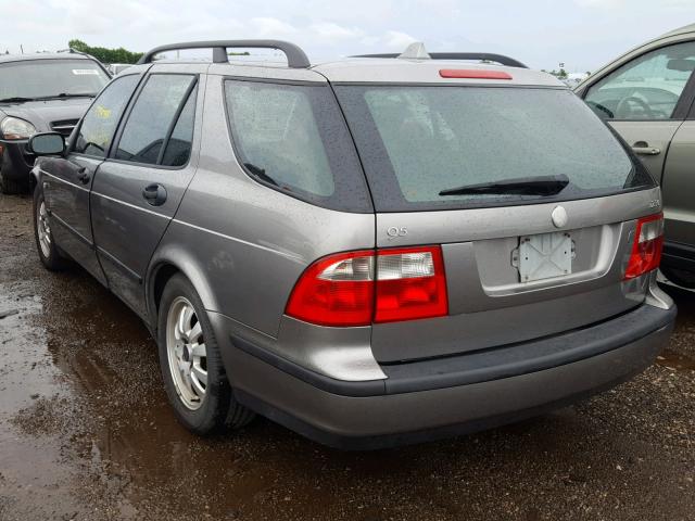 YS3EB59E843502585 - 2004 SAAB 9-5 LINEAR GRAY photo 3