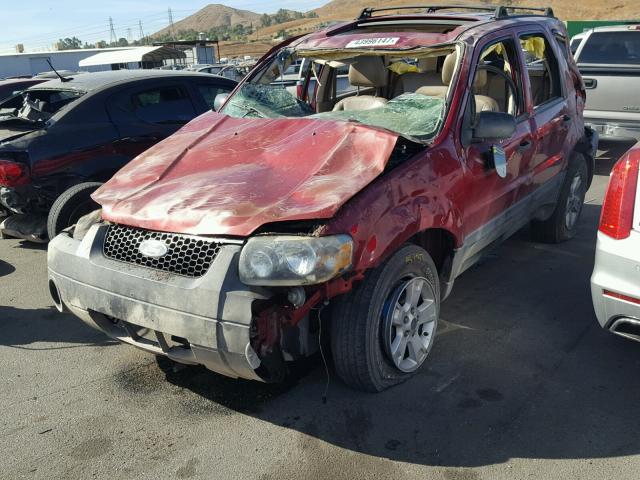 1FMCU03Z97KB76695 - 2007 FORD ESCAPE XLT RED photo 2