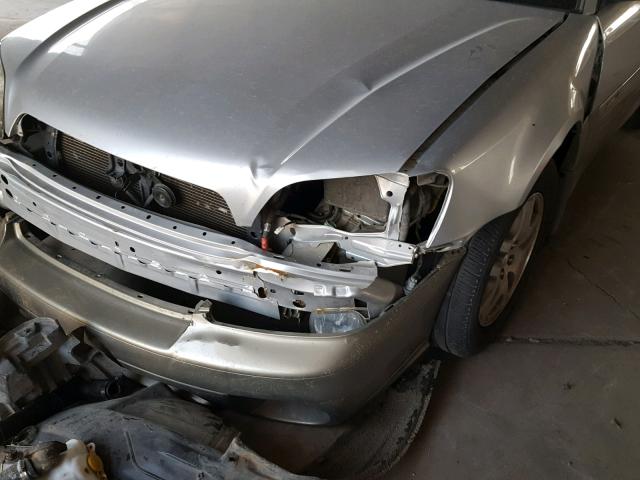 4S3BH675737630583 - 2003 SUBARU LEGACY OUT SILVER photo 9