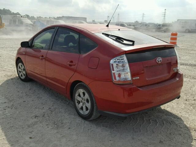 JTDKB20U487757620 - 2008 TOYOTA PRIUS RED photo 3