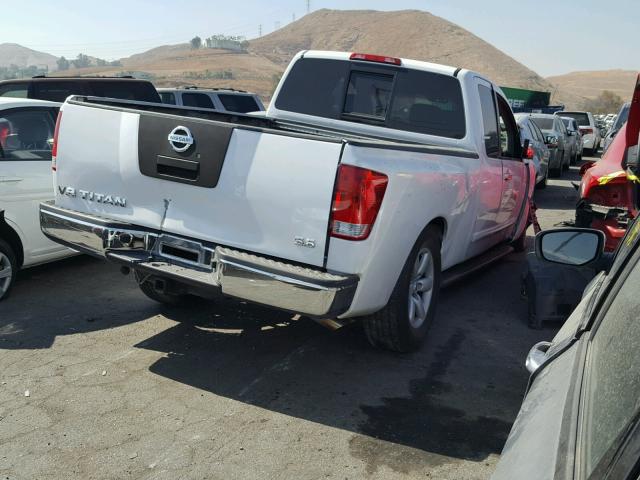 1N6AA06A64N501868 - 2004 NISSAN TITAN XE WHITE photo 4