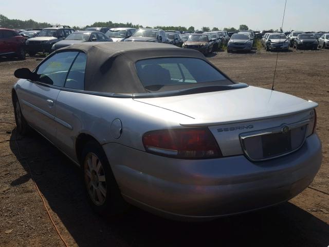 1C3EL75RX6N100328 - 2006 CHRYSLER SEBRING GT SILVER photo 3