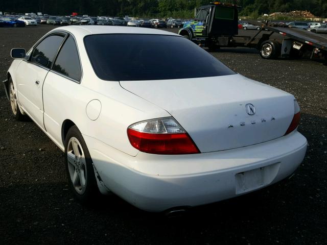 19UYA42473A000987 - 2003 ACURA 3.2CL WHITE photo 3