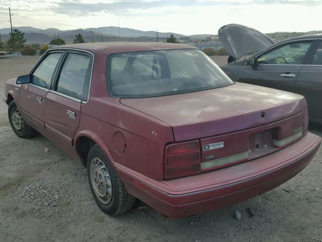1G3AG55M0R6425172 - 1994 OLDSMOBILE CUTLASS CI MAROON photo 3