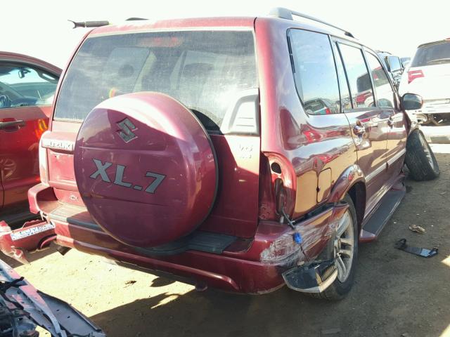 JS3TX92V164104537 - 2006 SUZUKI XL7 RED photo 4