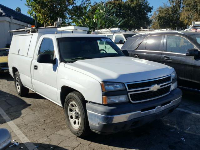 1GCEC14X97Z148356 - 2007 CHEVROLET SILVERADO WHITE photo 1