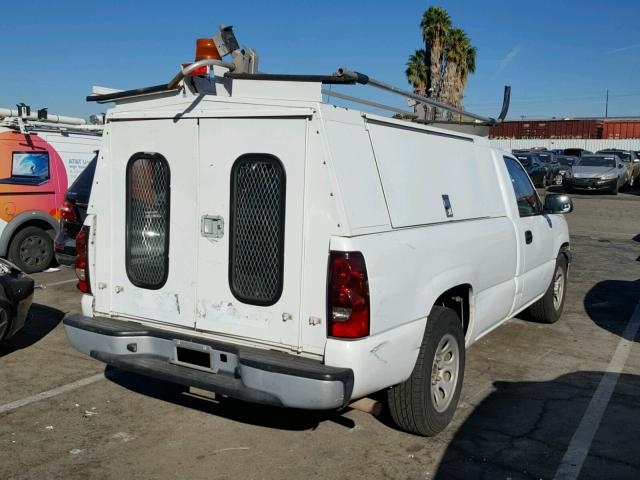 1GCEC14X97Z148356 - 2007 CHEVROLET SILVERADO WHITE photo 4