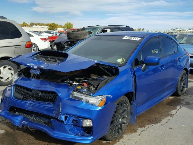 JF1VA1B64H9814191 - 2017 SUBARU WRX BLUE photo 2