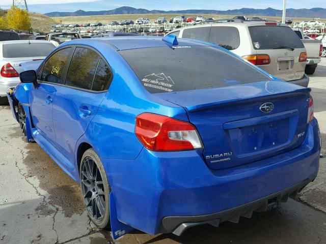 JF1VA1B64H9814191 - 2017 SUBARU WRX BLUE photo 3