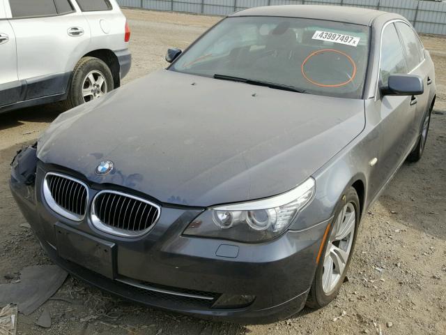 WBANU53599C121424 - 2009 BMW 528 I CHARCOAL photo 2