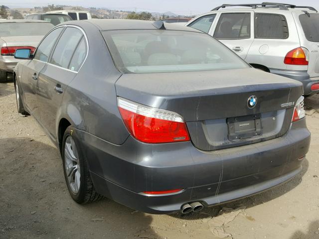 WBANU53599C121424 - 2009 BMW 528 I CHARCOAL photo 3