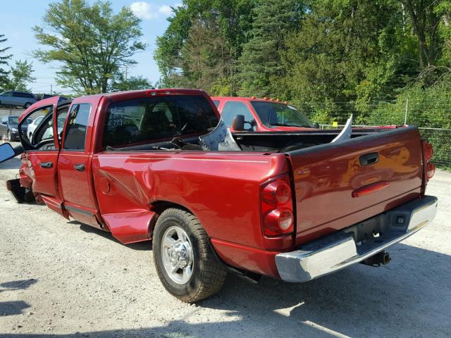 3D7KR28D07G786413 - 2007 DODGE RAM 2500 S Qırmızı foto 3