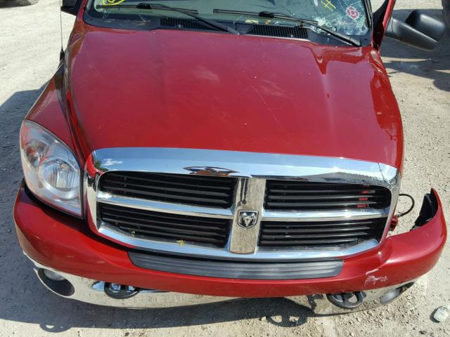 3D7KR28D07G786413 - 2007 DODGE RAM 2500 S Qırmızı foto 7