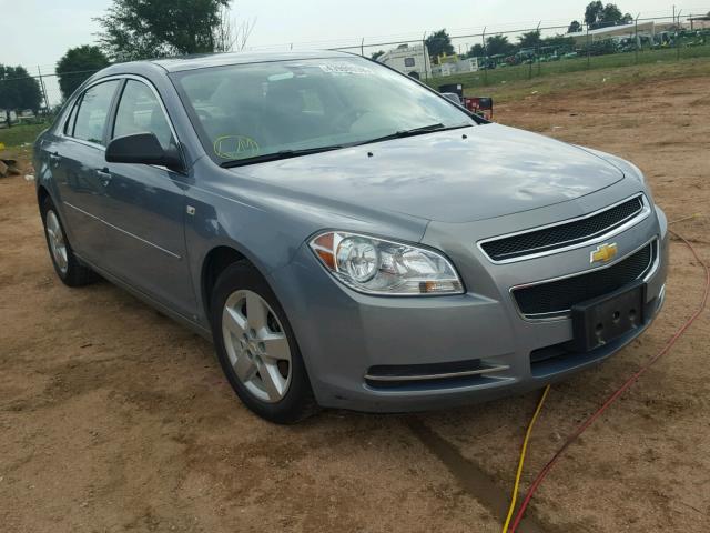 1G1ZG57B78F208367 - 2008 CHEVROLET MALIBU LS ნაცრისფერი ფოტო 1