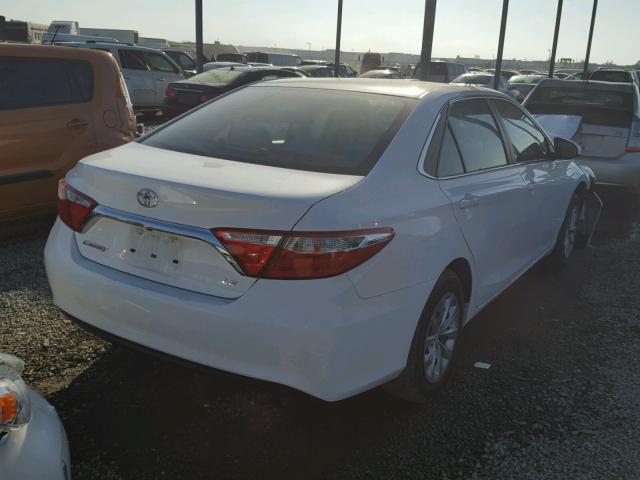 4T4BF1FK8FR483391 - 2015 TOYOTA CAMRY LE WHITE photo 4