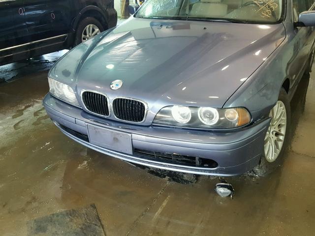 WBADT63481CF04855 - 2001 BMW 530 I AUTO BLUE photo 9