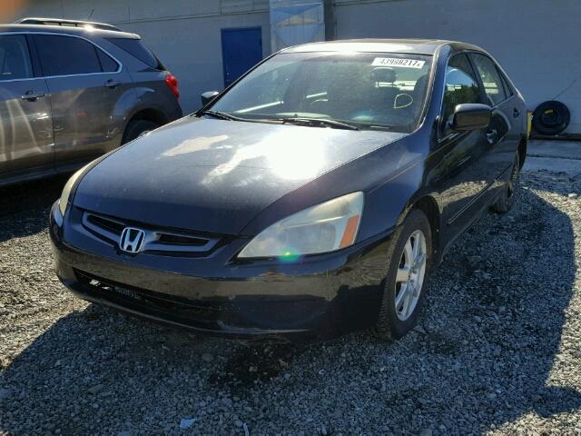 1HGCM66545A048837 - 2005 HONDA ACCORD BLACK photo 2